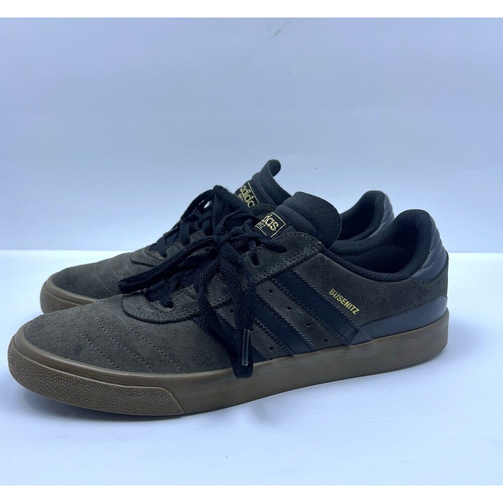 Adidas Busenitz Pro Men's Black Brown Gum Athletic Skate Shoes Sneakers Size 12